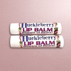 Wild Huckleberry Lip Balm Set Of 2 - Fresh Huckleberry Flavor New Dis. shipping!